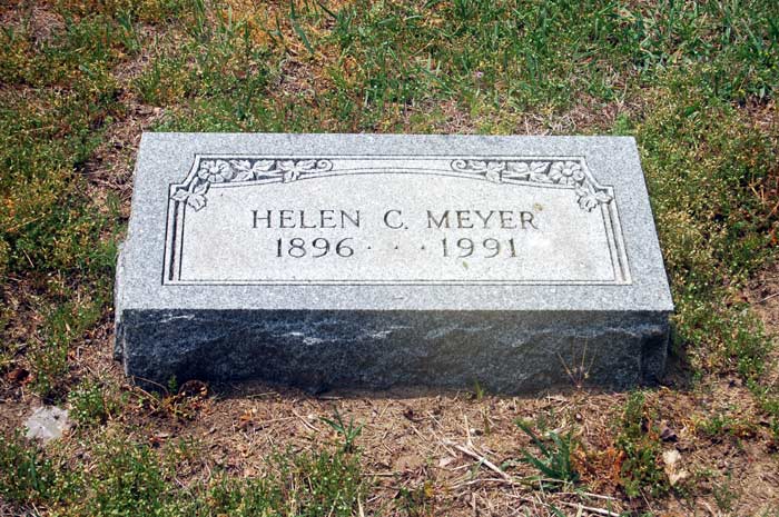 The graves of Howard and Helen Meyer, Arlington Cemetery, Pennsauken, New Jersey