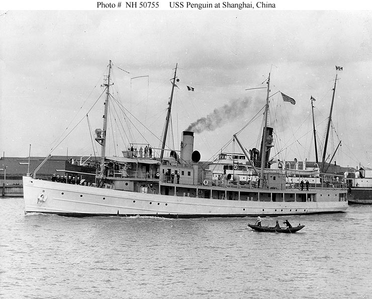 USS Penguin AM-33 — late 1920s