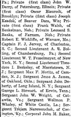 Gettysburg Star and Sentinel, March 1 1919, clipping 2