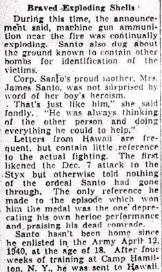 Camden Hero Cites Pearl Harbor 'Hell' — Camden Courier-Post, July 3, 1942 (column 5)