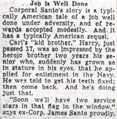 Camden Hero Cites Pearl Harbor 'Hell' — Camden Courier-Post, July 3, 1942 (column 10)
