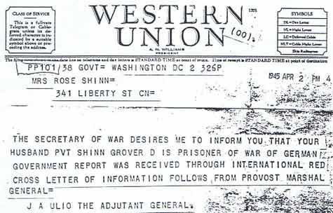 Grover D. Shinn document or photo