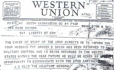 Grover D. Shinn document
