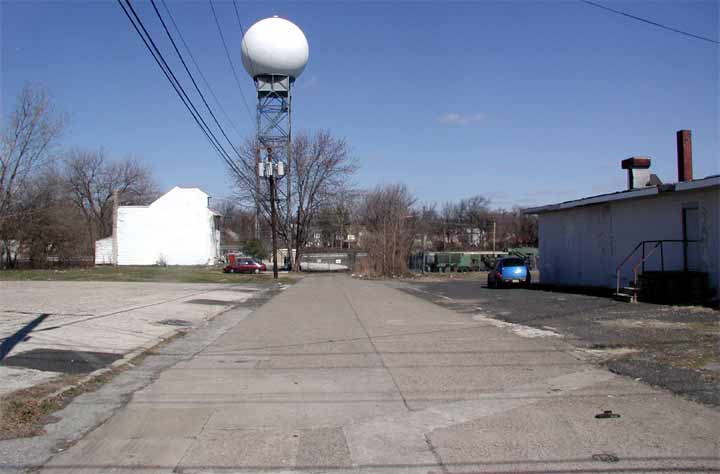 Looking north from Federal Street on North 39th Street, March 31, 2004