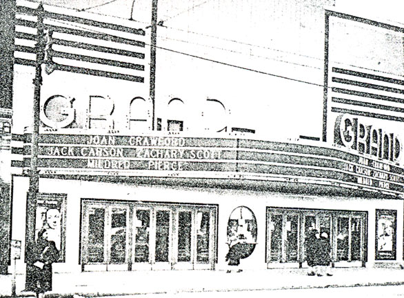 Grand Theater exterior, 1945
