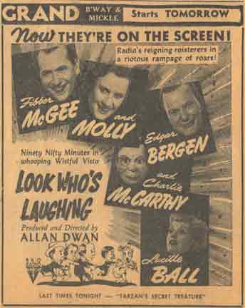 Grand Theater advertisement