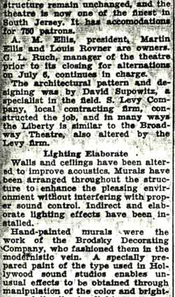 Liberty Theatre Reopens Tonight, August 14, 1936, part 2