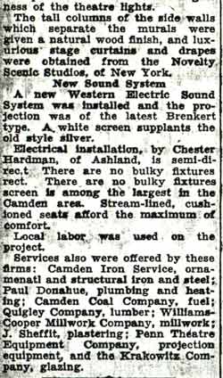 Liberty Theatre Reopens Tonight, August 14, 1936, part 3
