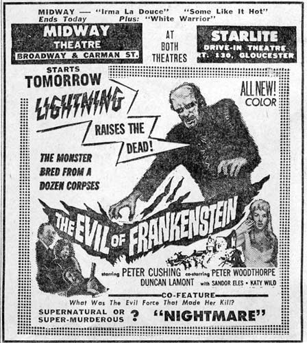 Midway Theater listing, Camden Courier-Post, May 19, 1964