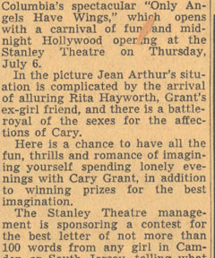 Stanley Sponsors Contest for Girls, continued, Camden Courier-Post, June 30, 1939