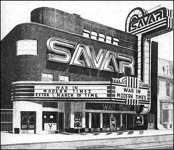 633-637 Market Street, Savar Theater