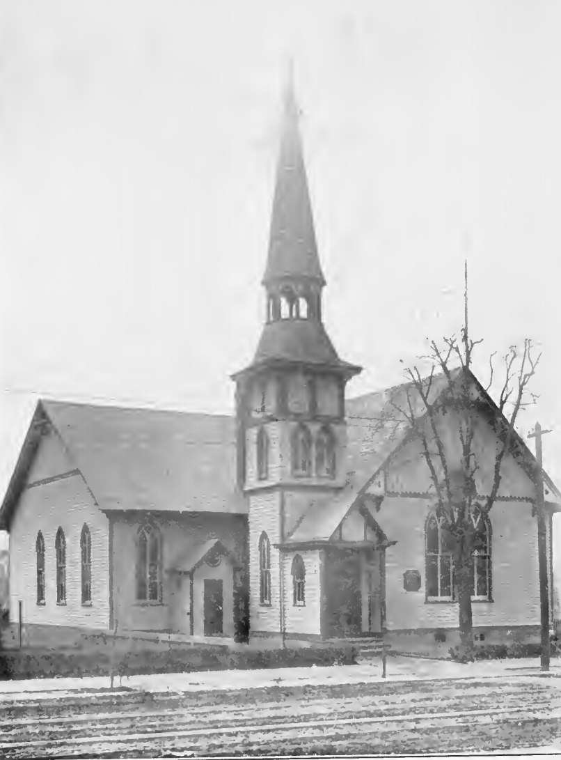 Asbury Methodist Episcopal Church building, circa 1909