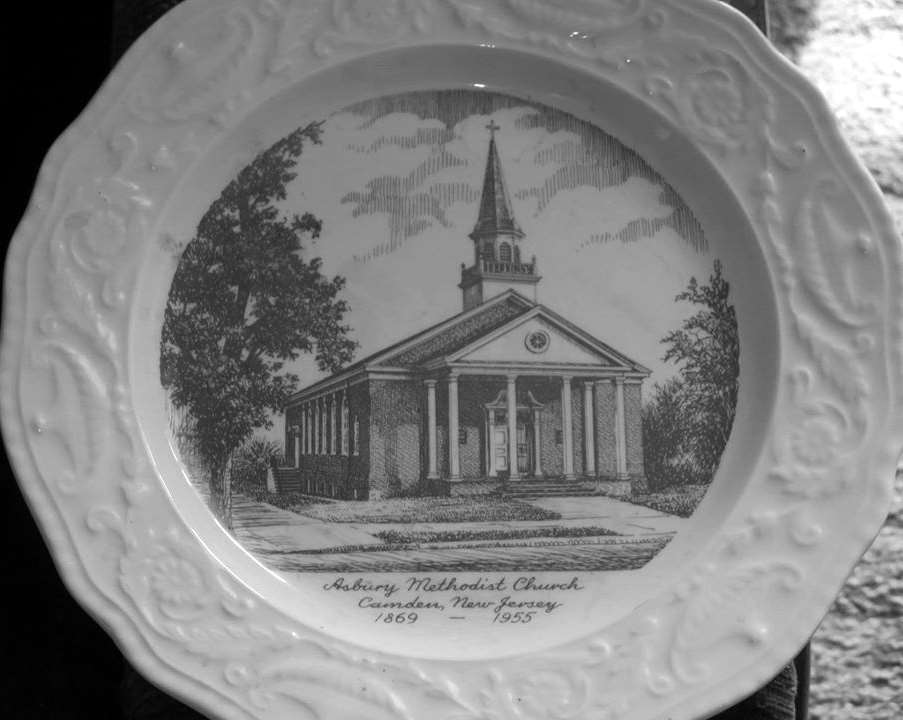 Asbury Methodist Episcopal Church, 1955 Commemorative Plate