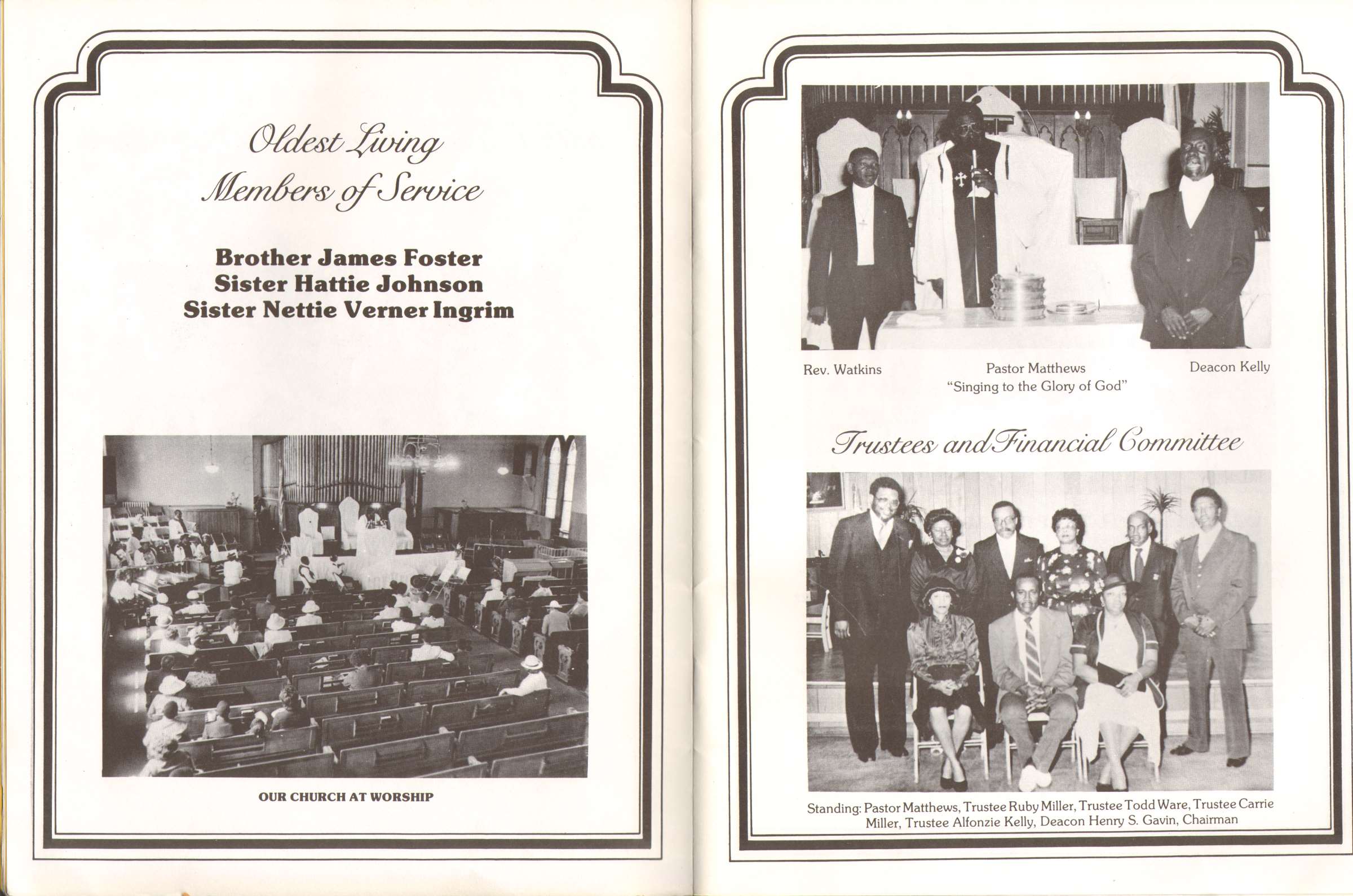 Baptist Temple Church 65th Anniversary Booklet, page 9