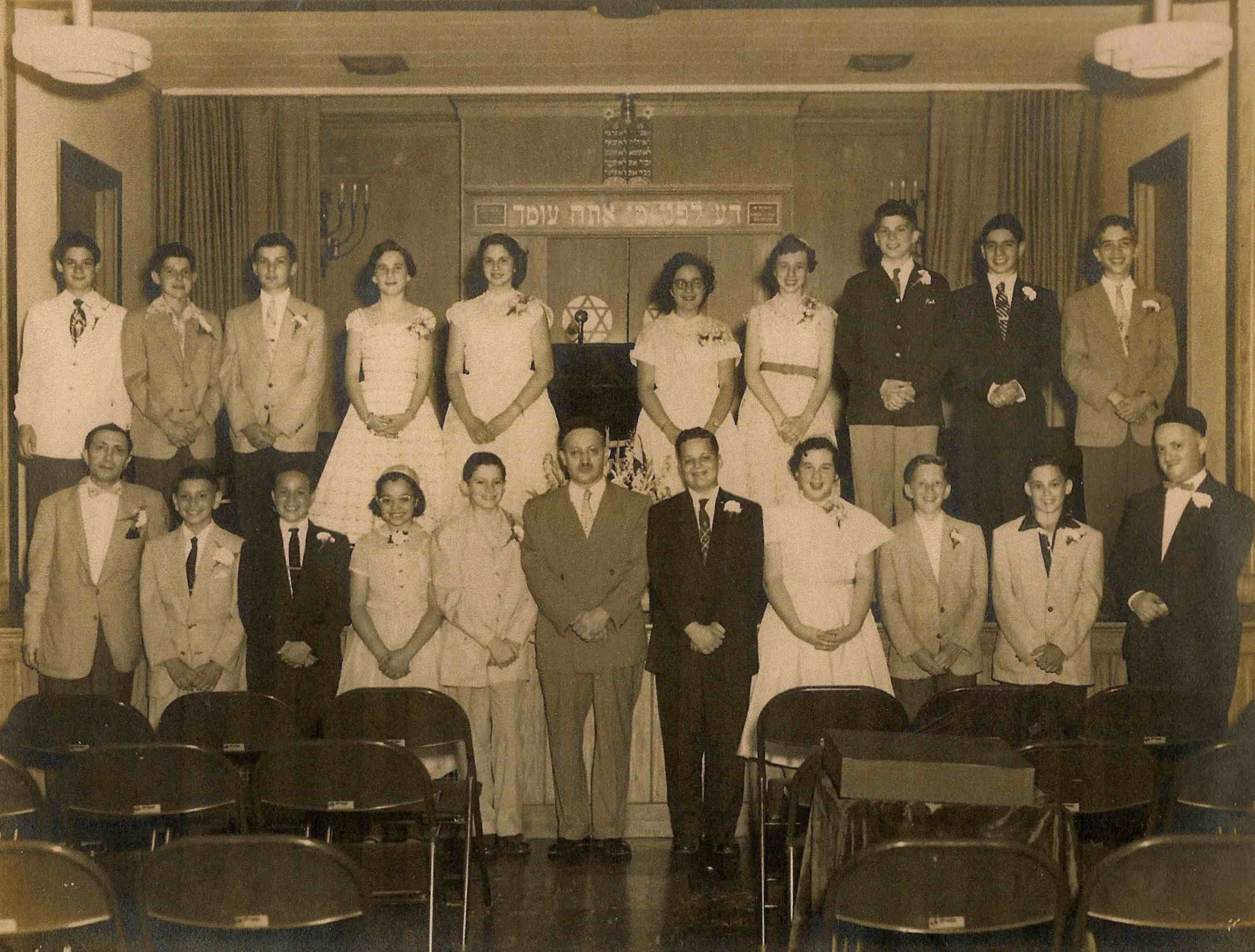 Beth Israel Confirmation Class, 1956