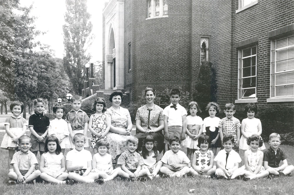 Beth El Academy kindergarten class, 1964