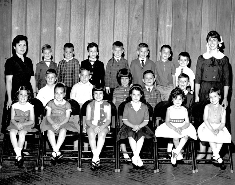 Beth El Academy kindergarten class, 1965
