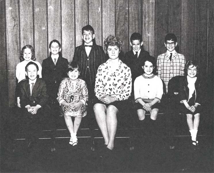 Beth El Academy second grade class, 1966