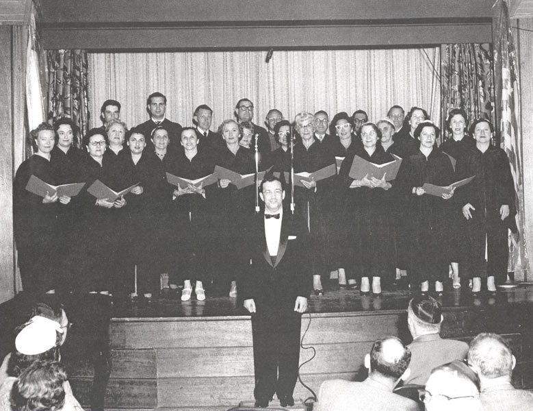 Beth El choral group, June 1958