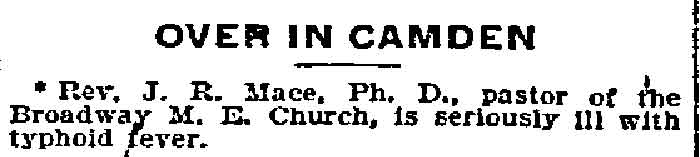 Philadelphia Inquirer, January 10, 1897 — Over in Camden