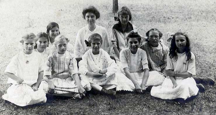 Sunday School Picnic at Knight Park, Collingswood, New Jersey, June 1914