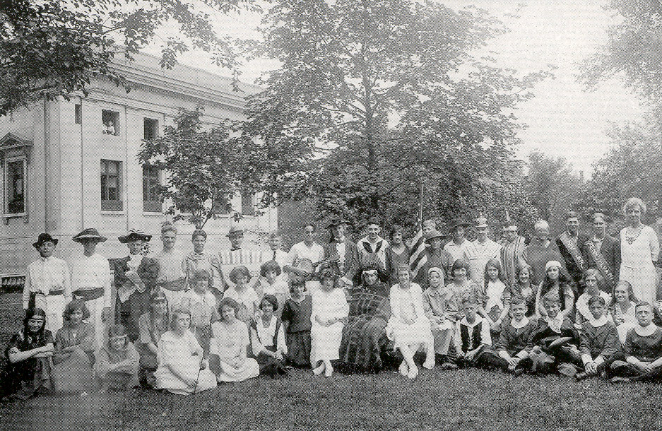 Children of North Baptist Church, circa 1918