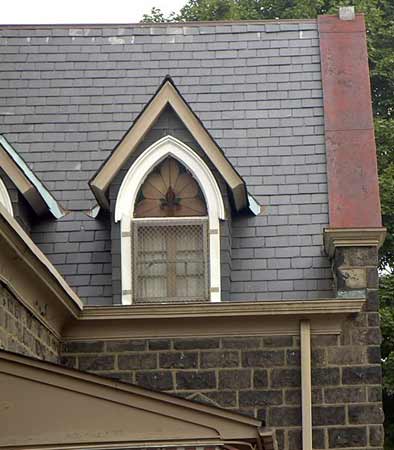 Convent window, Perpetual Rosary Shrine, Camden, NJ