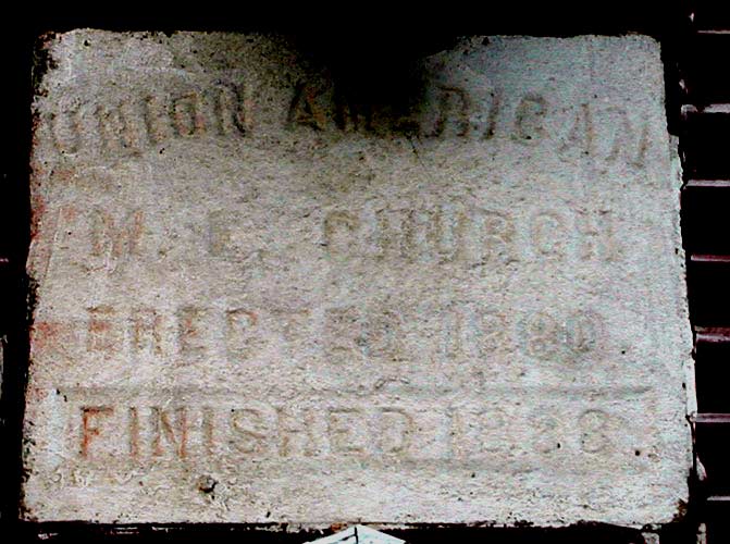 Union American Methodist Church, May 2004