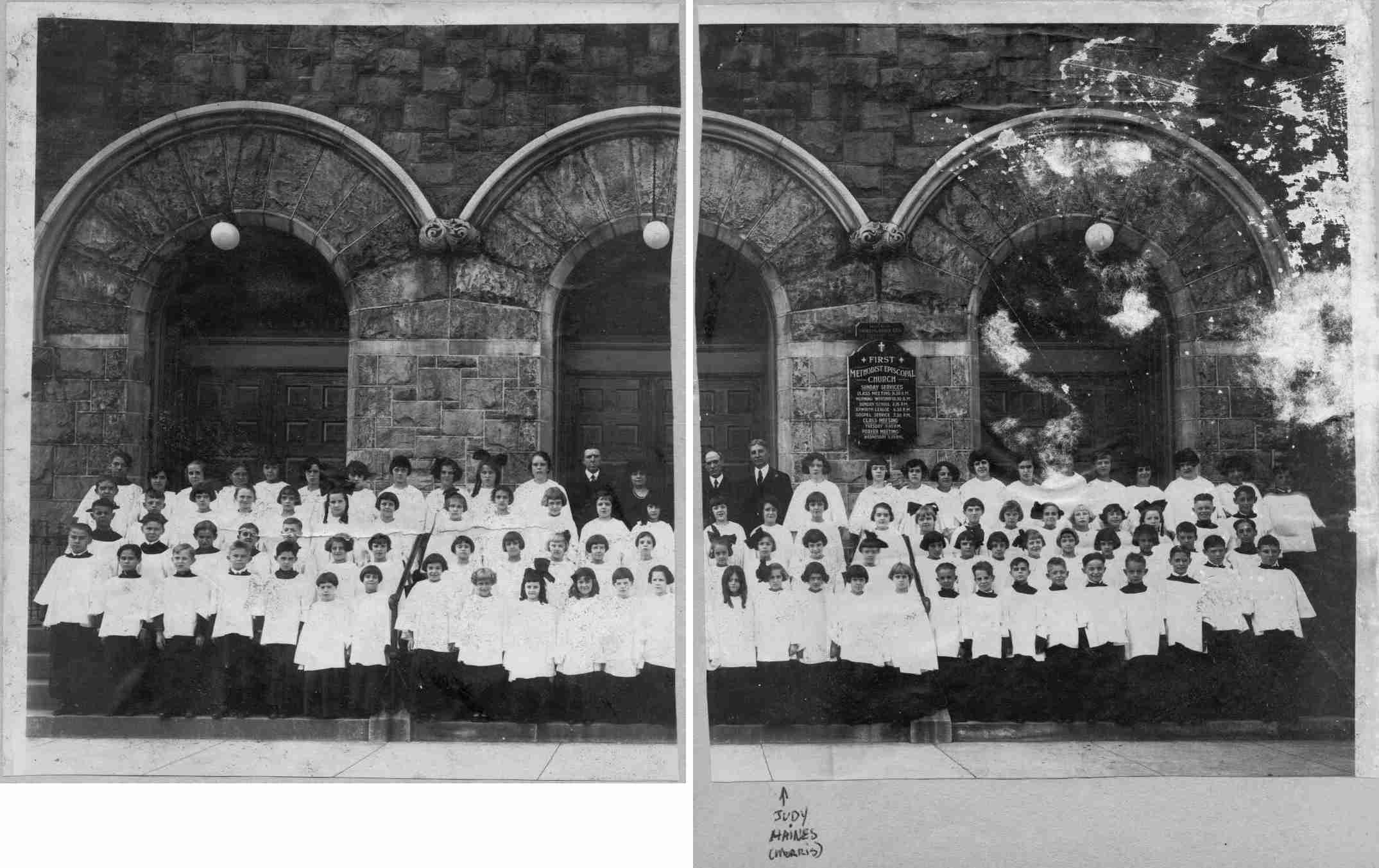 First Methodist Episcopal Church Junior Choir, 1938