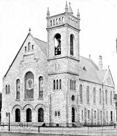 First Methodist Episcopal Church, dedicated in 1893, razed in 2005, Southwest Corner of South 6th Street and Stevens Street