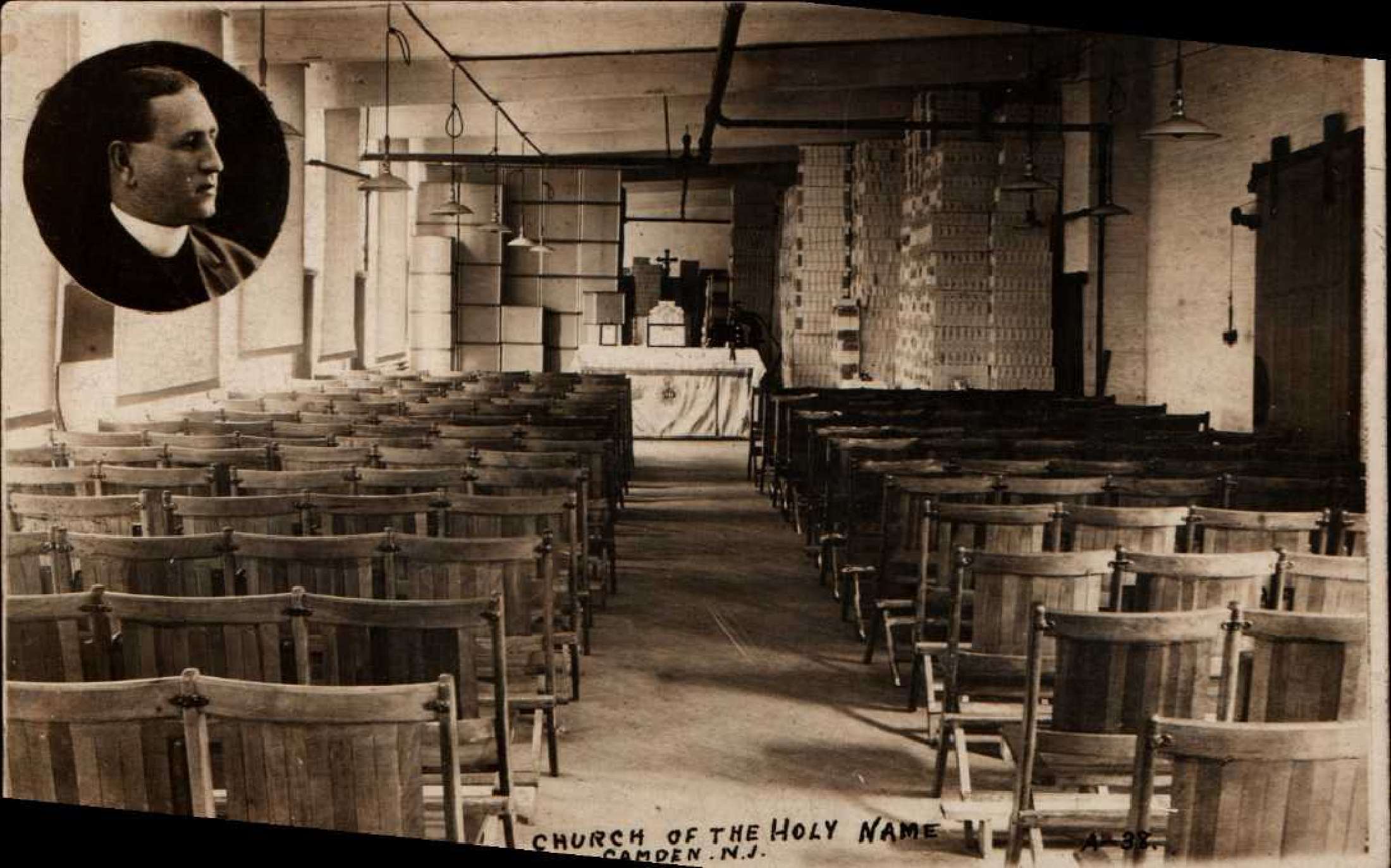 Holy Name Roman Catholic Church at the box factory, North Camden