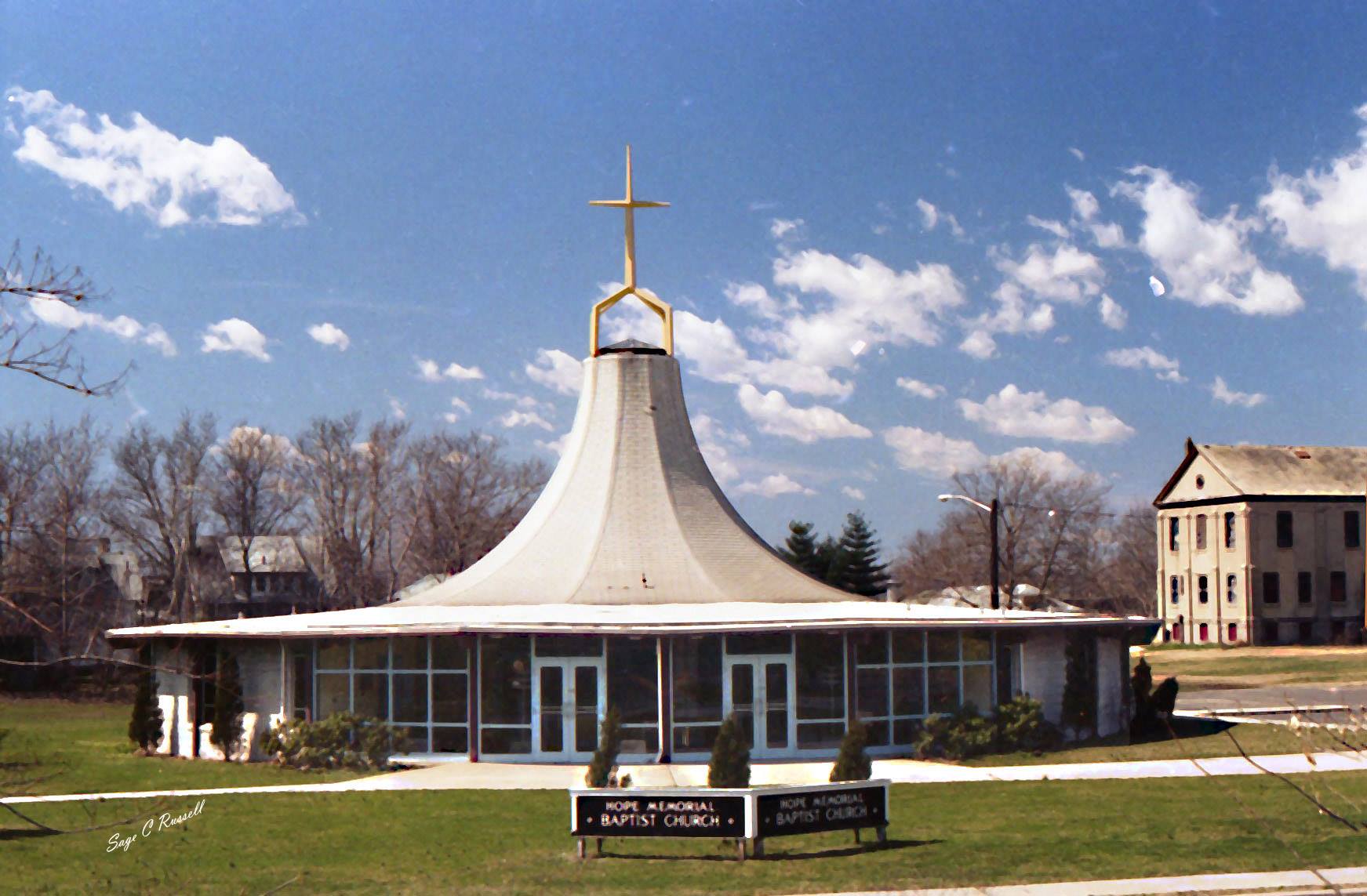 Hope Memorial Baptist Church, North 36th Street and Hayes Avenue, Cramer Hill, Camden, NJ