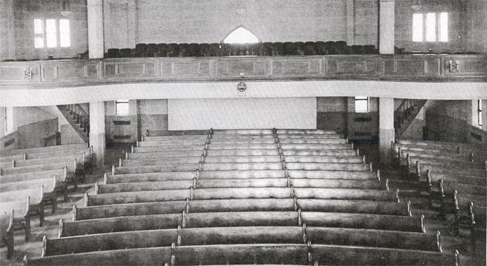 Beth El synagogue interior, 1923-1924