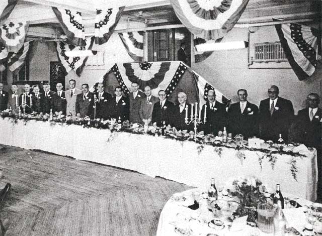 Men's Donor Dinner, 1954, Beth El