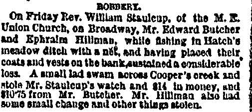 Philadelphia Inquirer, July 1, 1872 — Robbery