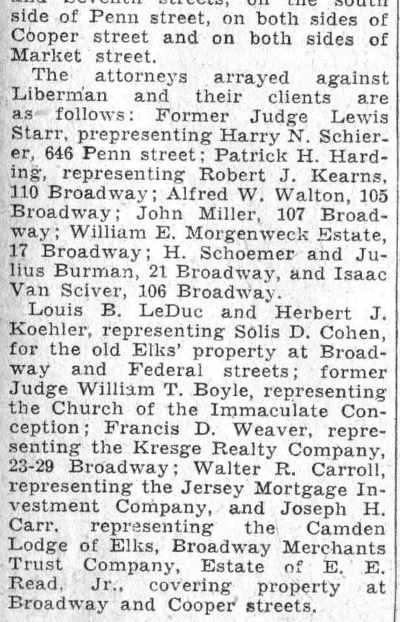 Camden Courier-Post, June 11, 1932, article section continued