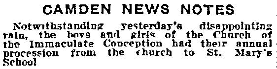 Philadelphia Inquirer, March 21, 1913 — Camden News Notes