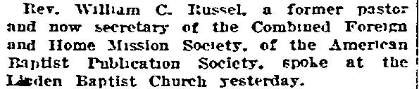 Philadelphia Inquirer clipping, December 10, 1917