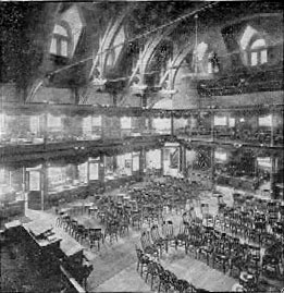 Interior of Linden Baptist Church Sanctuary