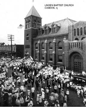Opening Day at Linden Baptist Church, 1909