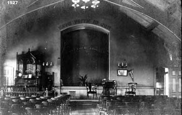 Linden Baptist Church sanctuary interior