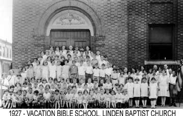 Linden Baptist Vacation Bible School, 1927