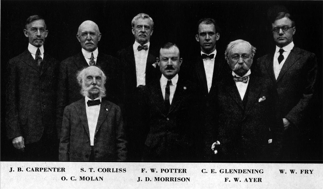 F. Wayland Ayer group portrait, North Baptist Sunday School