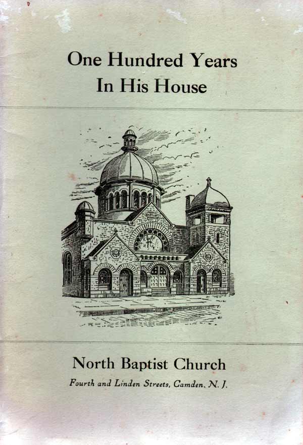 North Baptist Church One Hundredth Anniversary Booklet cover, October 11, 1959