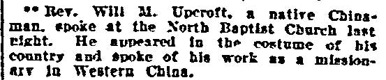 Philadelphia Inquirer, June 1, 1903, North Baptist Church
