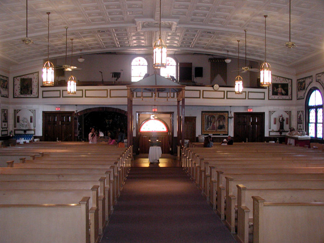 Inside the Mount Carmel Church