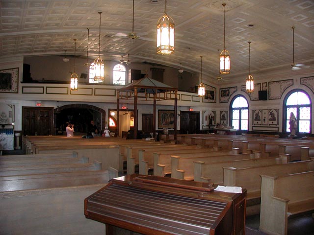 Inside the Mount Carmel Church