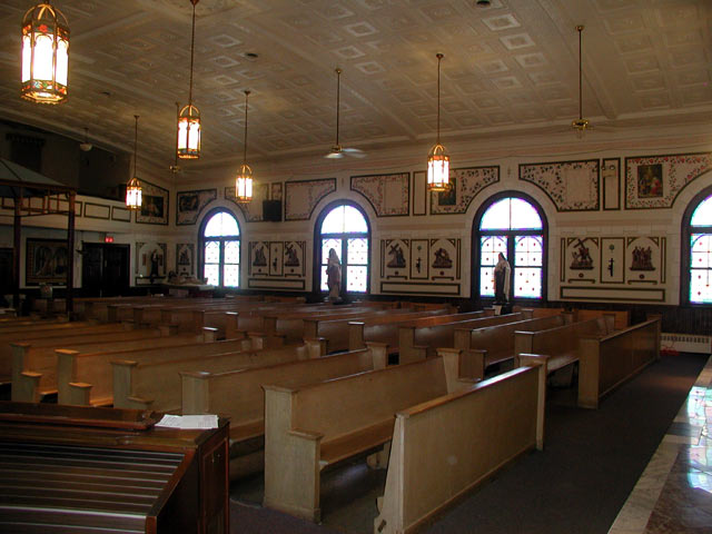 Inside the Mount Carmel Church