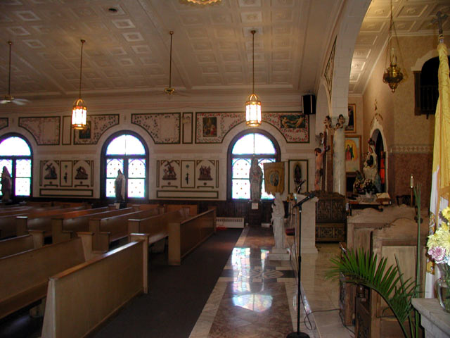 Inside the Mount Carmel Church