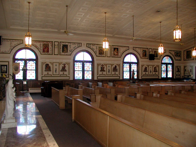 Inside the Mount Carmel Church